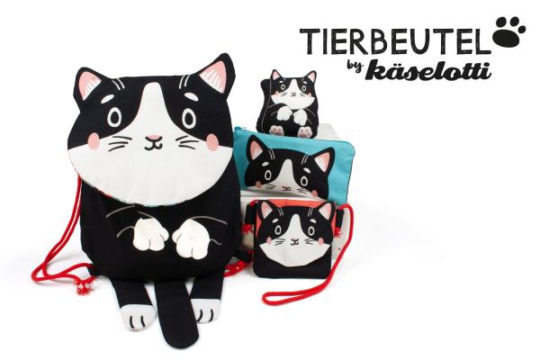 Tierbeutel Katze by Käselotti Panel ca. 80cm 